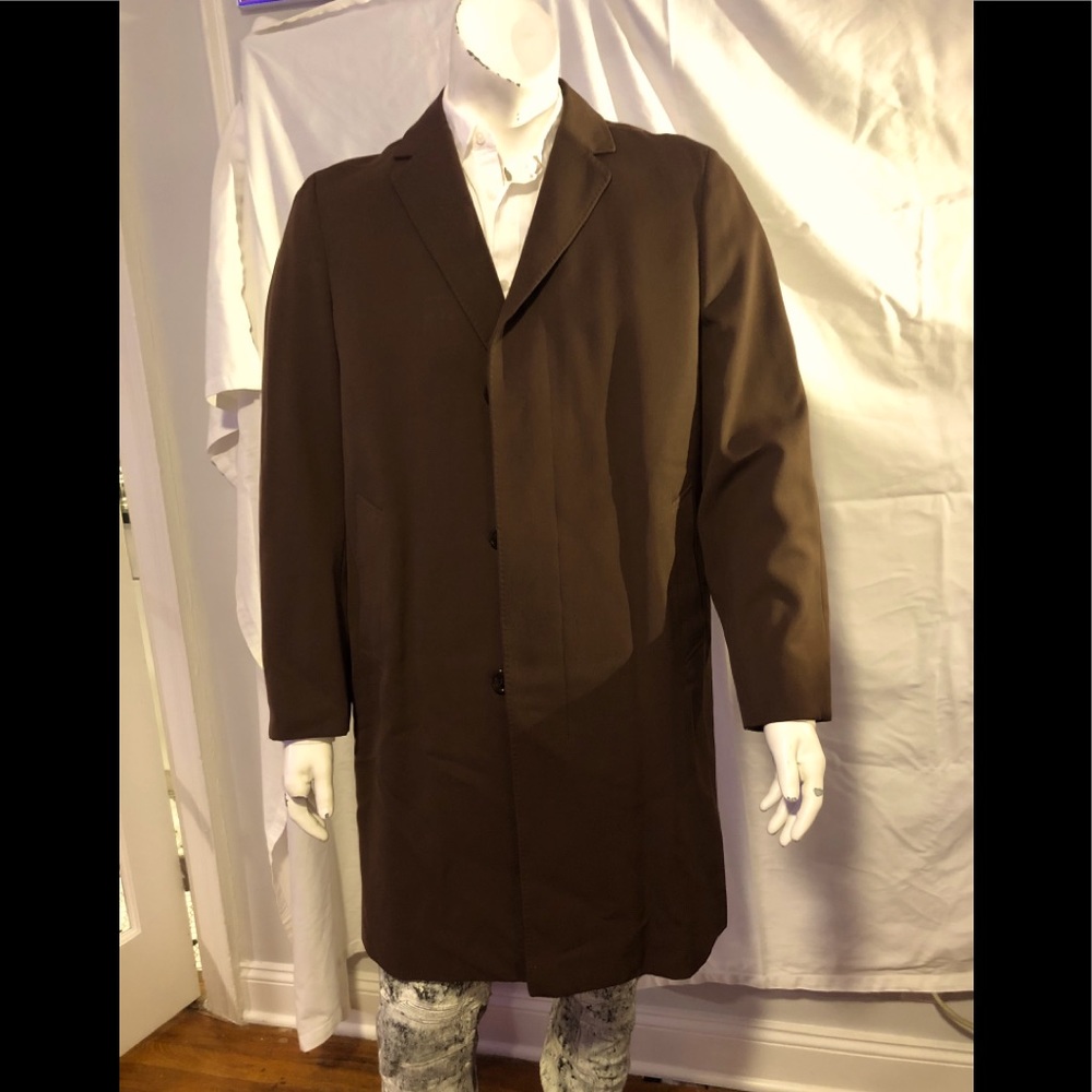 Men’s Aquascutum Overcoat, Size 38 Tall
